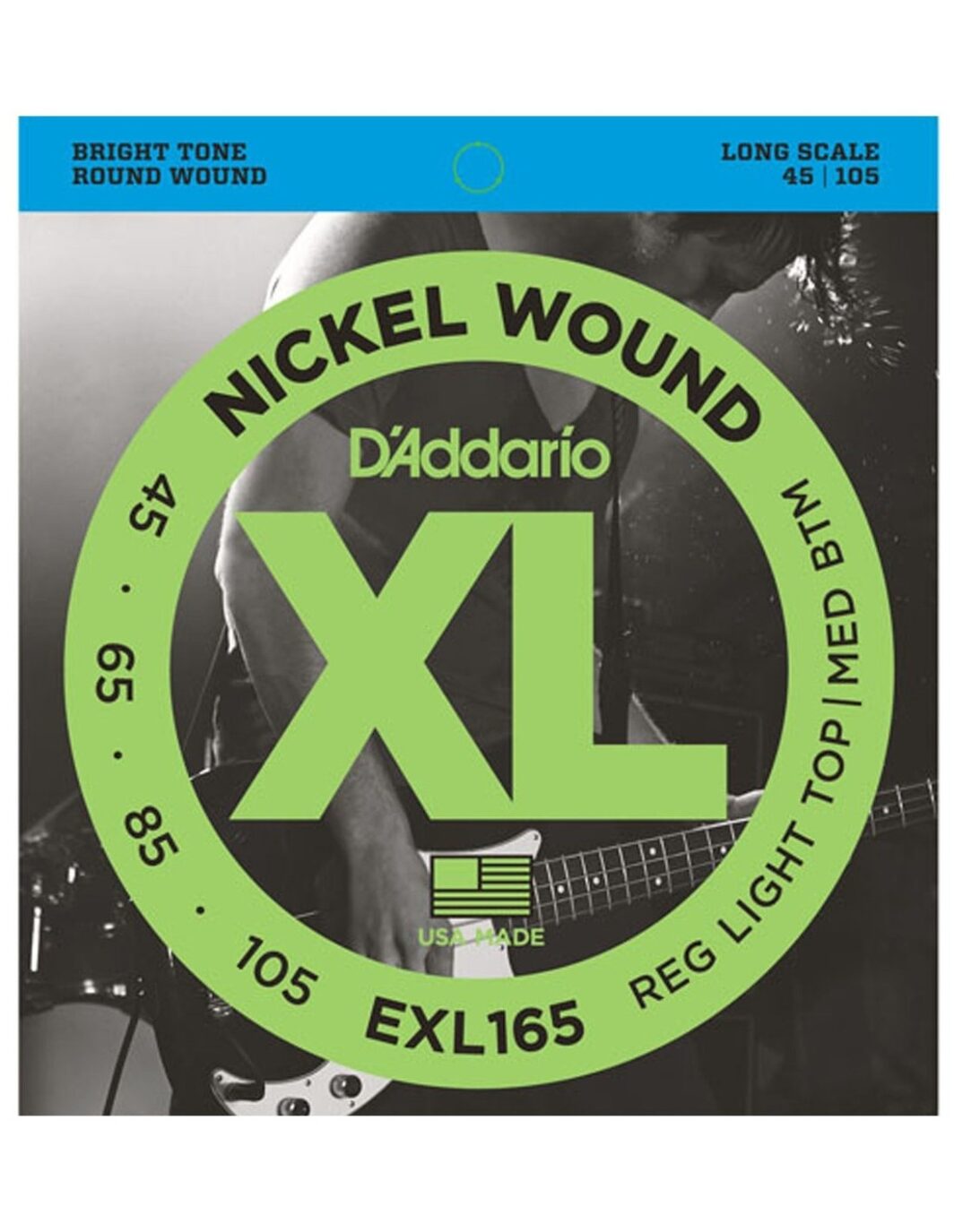 D'Addario EXL165 Nickel Wound Corde per basso
