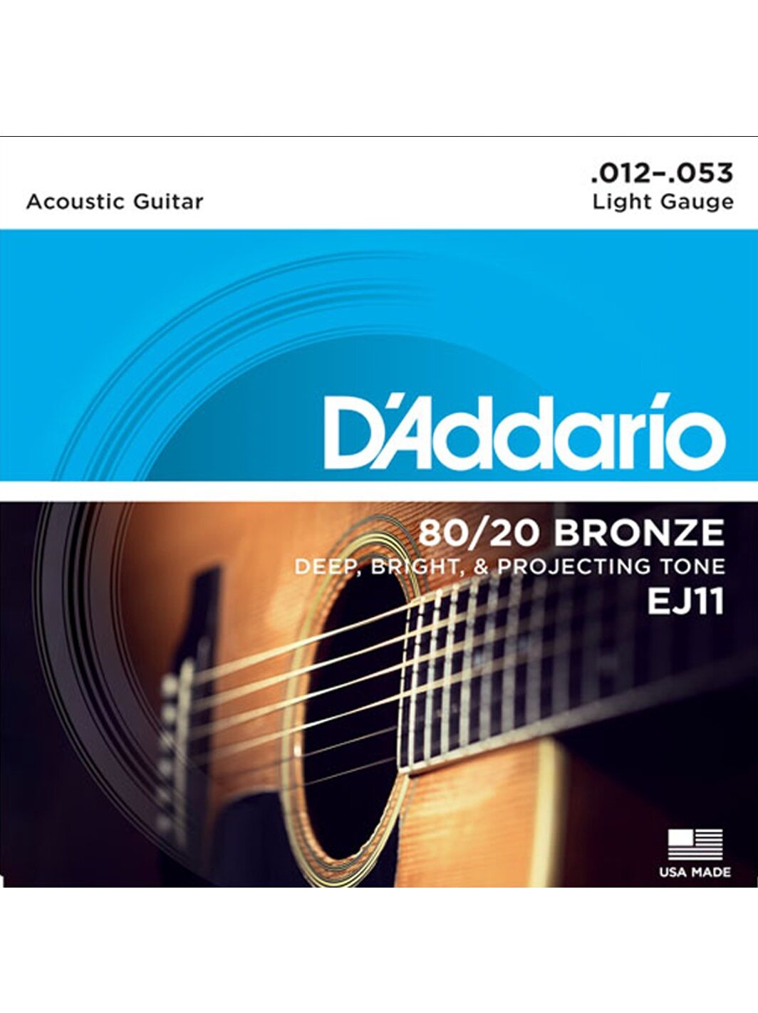 D'addario EJ11 80/20 Bronze Corde Chitarra acustica