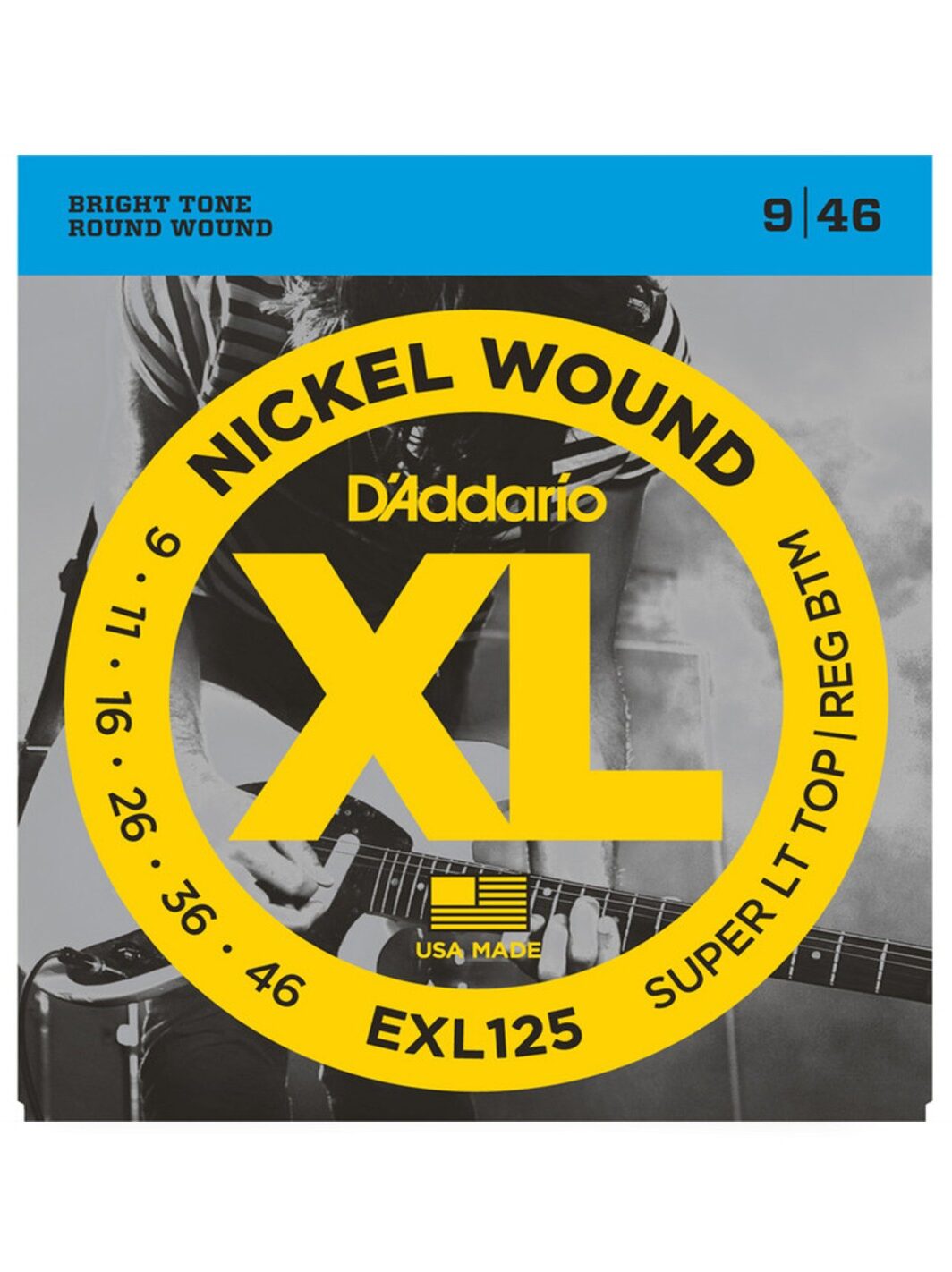D'Addario EXL125 Nickel Wound, Super Light Chitarra elettrica