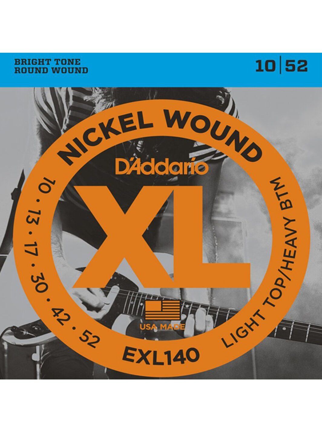 D'Addario EXL 140 Nichel Wound 10-52 Chitarra elettrica
