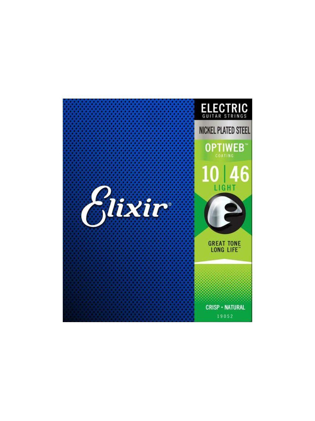 Elixir 19052 Optiweb bright-smooth 10-046 corde chitarra elettrica