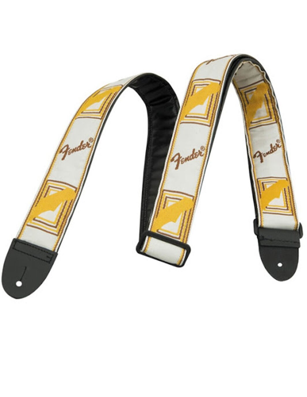 FENDER STRAP BIANCA-MARRONE-GIALLA