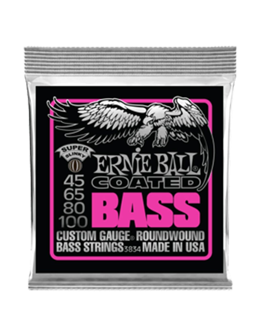 Ernie Ball COATED BASS 3834 45-100 corde per basso elettrico