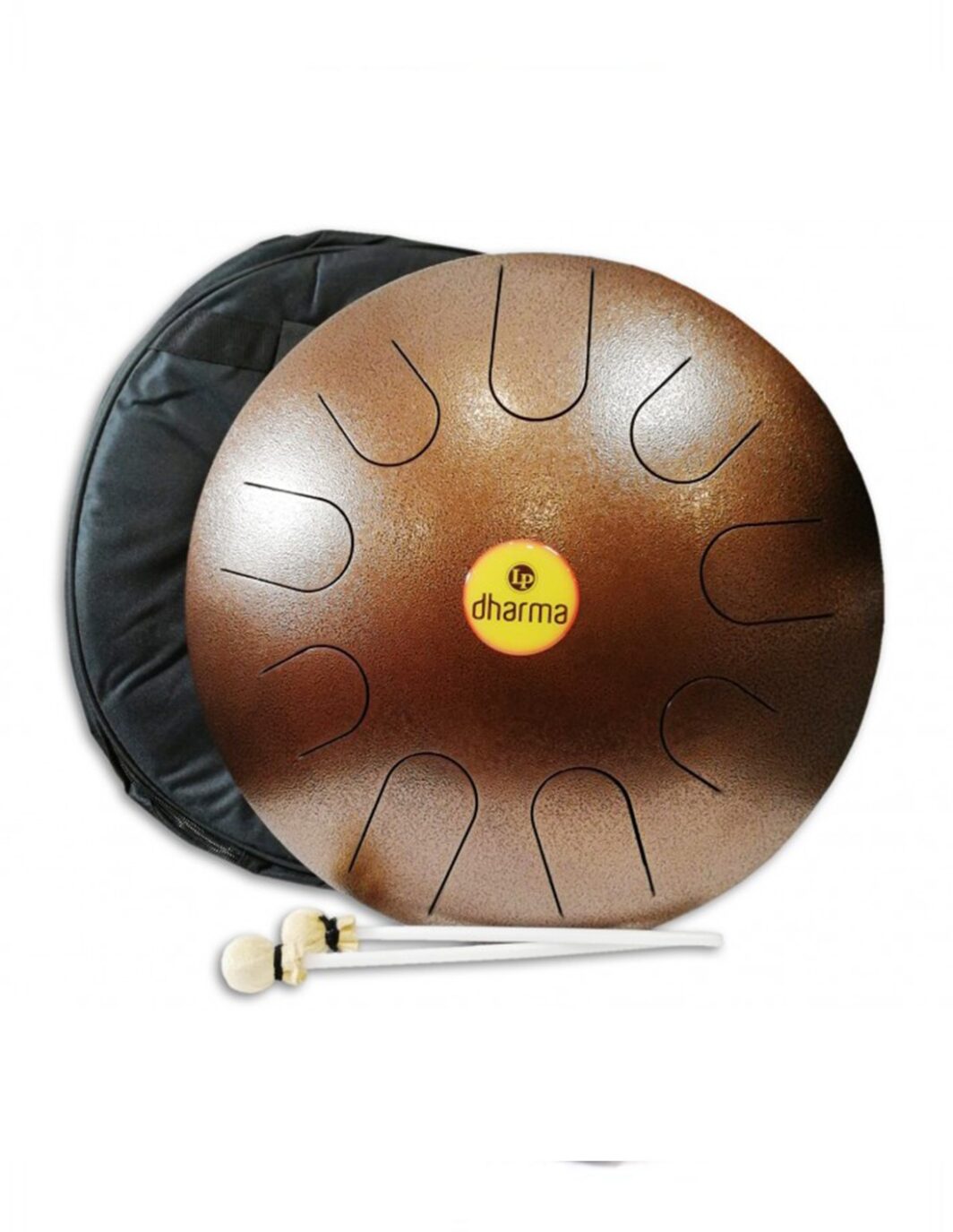 LP DHARMA METTA DRUM 16"steel drum con bacchette