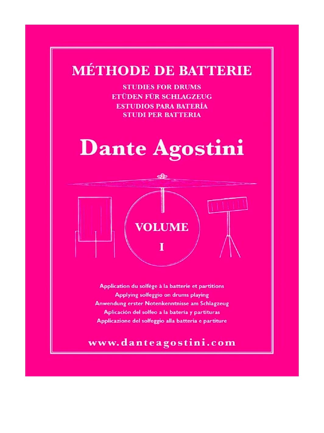 Dante Agostini Vol1 metodo per batteria